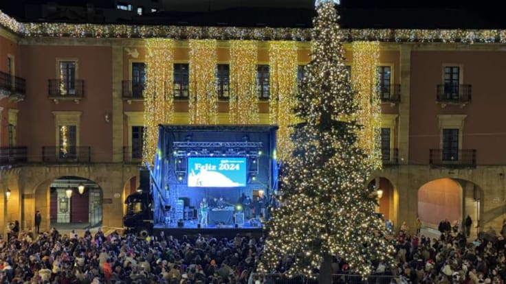 Nochevieja en Gijón.