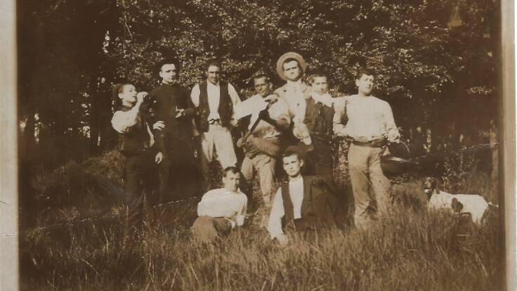 Carlos Sancho, miembro de la asociación El Patiaz