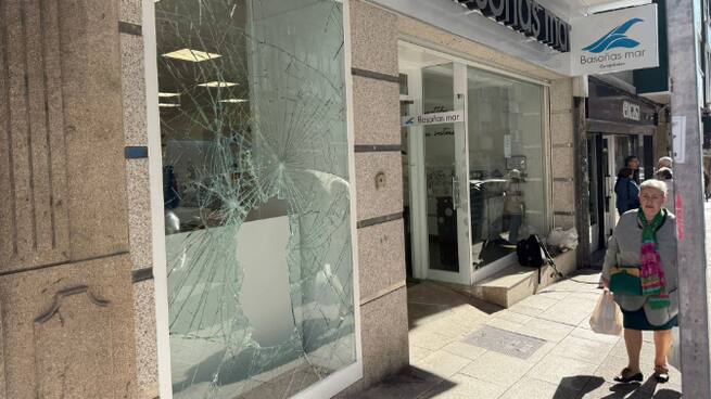 Robo en Basoñas Mar, en Santiago de Compostela