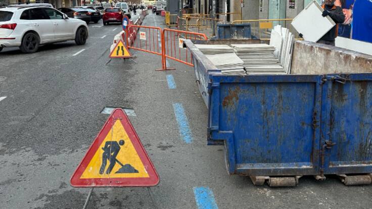 El concejal Nacho Reig sobre la remodelación de aceras en Xàtiva