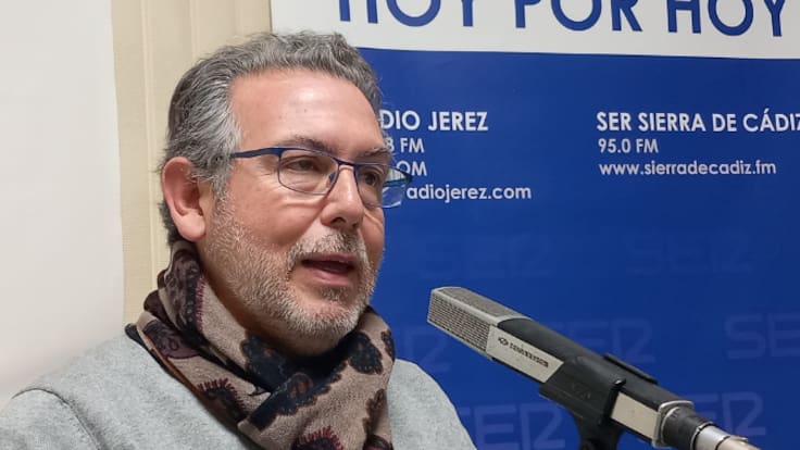 Andrés Cañadas, en Radio Jerez