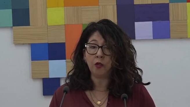 Raquel Martínez, coordinadora general de Podemos en Andalucía, le pide a la Junta que colabore con la justica en la causa sobre los contratos del SAS