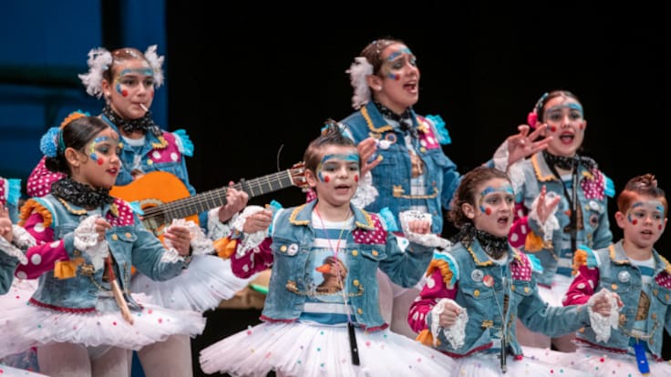 Chirigota infantil Academia de danzas Chano Duato, la charca de los patos Final 2025