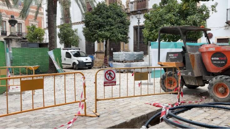 Declaraciones de Agustín Muñoz, primer teniente de alcaldesa, sobre las obras de la plaza Rafael Rivero