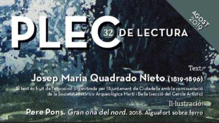 Plec de lectura 32. Josep Maria Quadrado