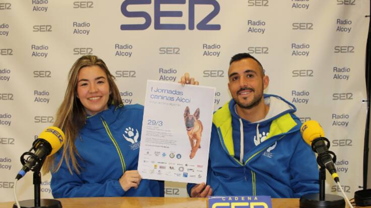 Nerea Figueruelo y Andreu Fernández del CD Nadog, hablan de la I jornada canina de Alcoy de Educación y Deporte ( 12/03/2025)