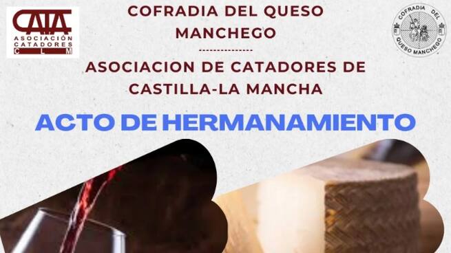 La Cofradía del Queso Manchego se hermana con la Asociación de Catadores de CLM