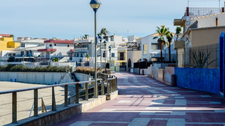 Eva Olivares, gerente de Inmobiliaria ABACASA en Cabo de Palos