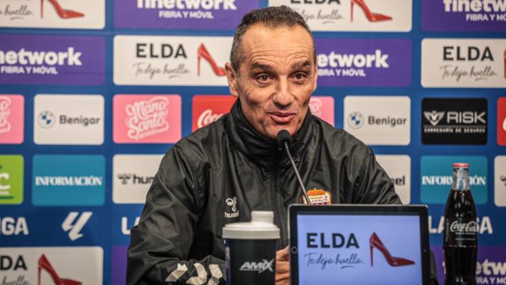 José Luis Oltra, Ent. del Eldense, antes de visitar al Elche