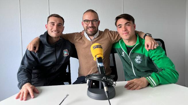 Dani González y Mateo Gandarillas juegan la previa del Rayo Cantabria - Escobedo