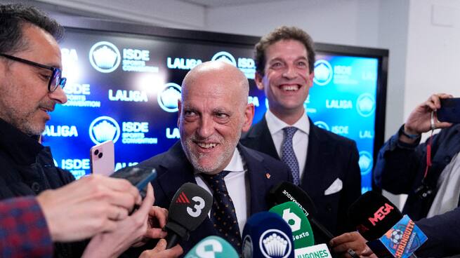 Manu Carreño responde a Javier Tebas tras su última rajada contra Ancelotti: "Como le dejen acaba en el banquillo del Real Madrid"