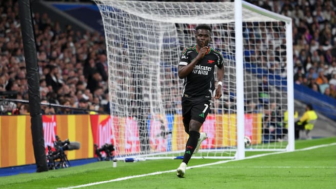 Champions League | Real Madrid 0-1 Arsenal | Gol de Bukayo Saka