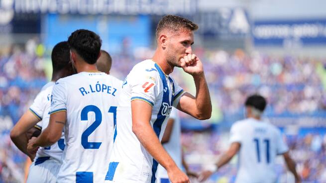 Jorge Sáenz, futbolista del CD Leganés: "No hacemos cuentas en el vestuario. Por muchas que hagas, si no ganas no recortas"