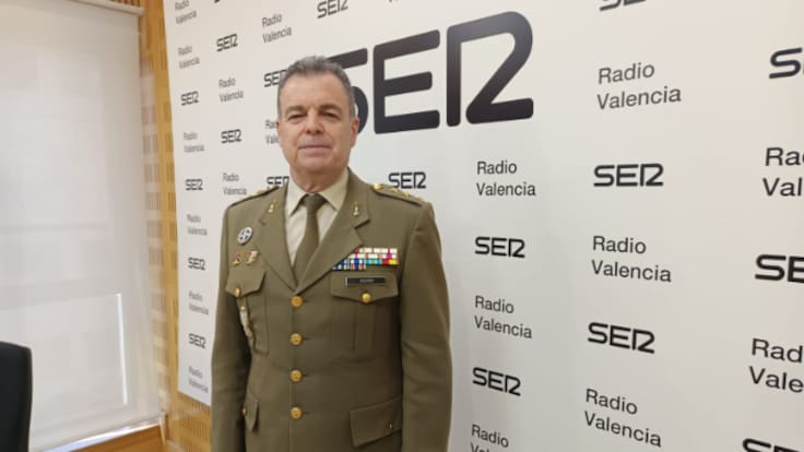 El delegado de Defensa en la Comunitat Valenciana, el coronel Ángel José Adán hace balance de la actuación de las Fuerzas Armadas en A Vivir Comunitat Valenciana durante la DANA