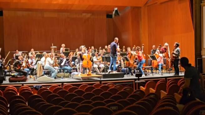 El director de la orquesta de Córdoba cuenta como fue el susto durante el ensayo.