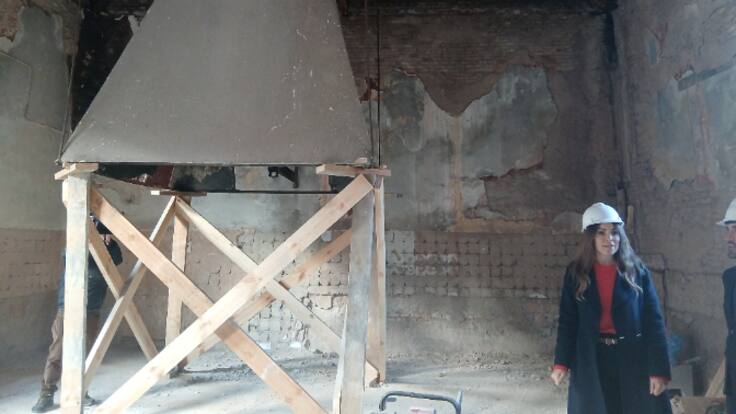 Más de un centenar de elementos singulares de la Cárcel Vieja de Murcia se encuentran ya en proceso de restauración