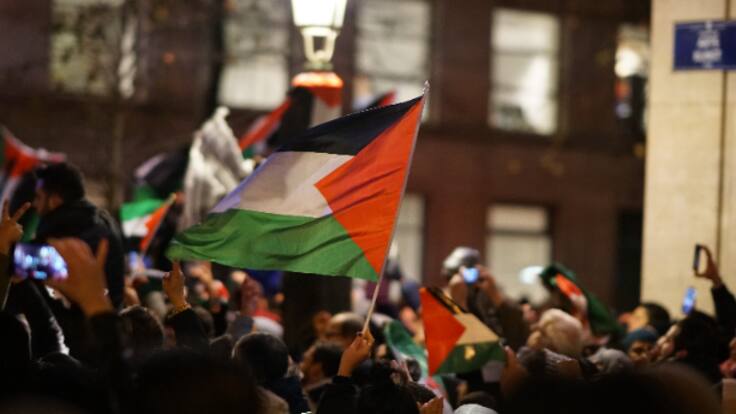 Un dels acampats a la UAB per la situació a Gaza: "Ens quedarem fins que tinguem respostes"