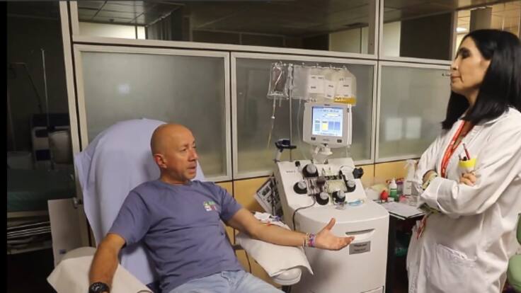 Jose Collazo donante sangre