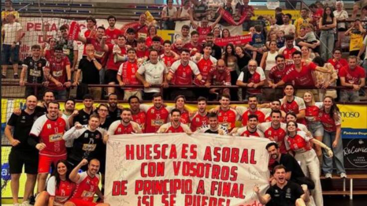 José Nolasco contento por la permanencia del Bada Huesca en Asobal