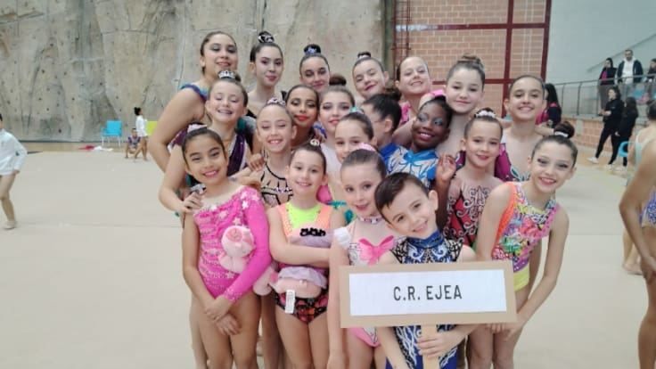 El Club Rítmica Ejea llega al final de una temporada llena de éxitos