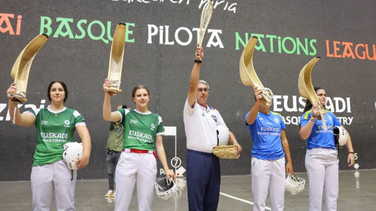 España derrota a Euskadi y ambas selecciones vuelven a citarse en la final de la Liga de Naciones de cesta punta