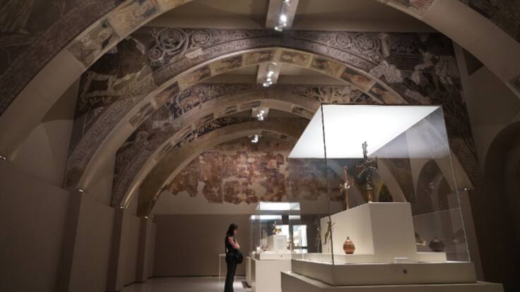 La consejera de Educación y Cultura,Tomasa Hernández, sobre las pinturas murales de Sijena - La Rebotica (06/06/2025)