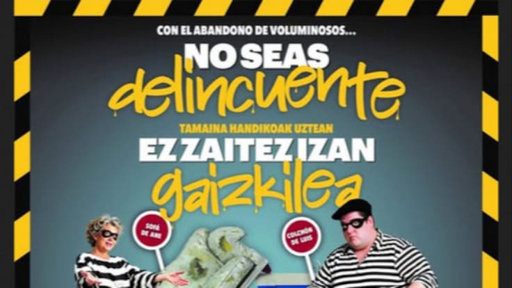 El Consorcio de Residuos de Navarra inicia una campaña contra el abandono de voluminosos