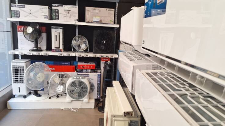 La ola de calor dispara la venta de aires acondicionados y ventiladores en Málaga