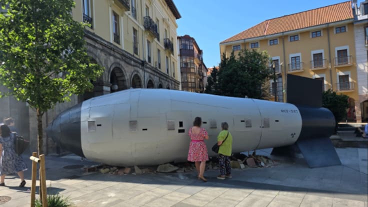Instalación Artística Asociación Octubre Torrelavega