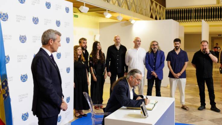 Bieito Romero, cantante de Luar na Lubre