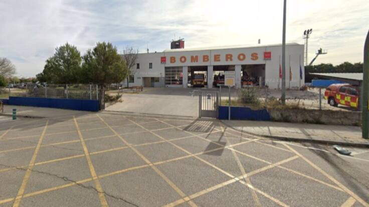 Sara Hernández, alcaldesa de Getafe, habla de la reivindicación para ampliación del Parque de Bomberos de la localidad.