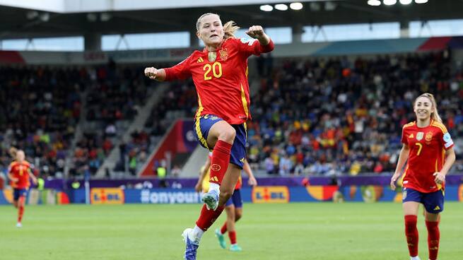 Eurocopa 2025 I España 6-2 Bélgica I Gol de Claudia Pina