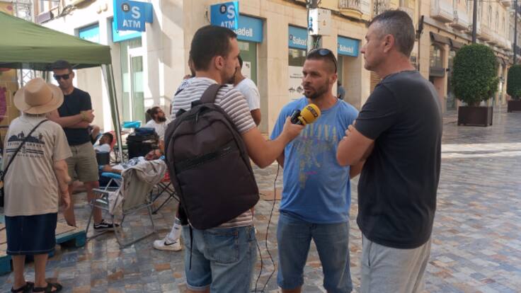 Conexión con los huelguistas en 'Hoy por hoy Cartagena'