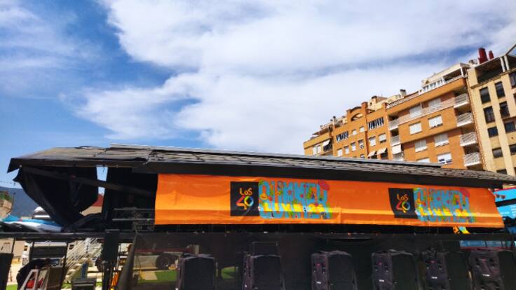 Programa especial desde la plaza Al-Azraq con motivo de LOS40 Summer Live en Alcoy