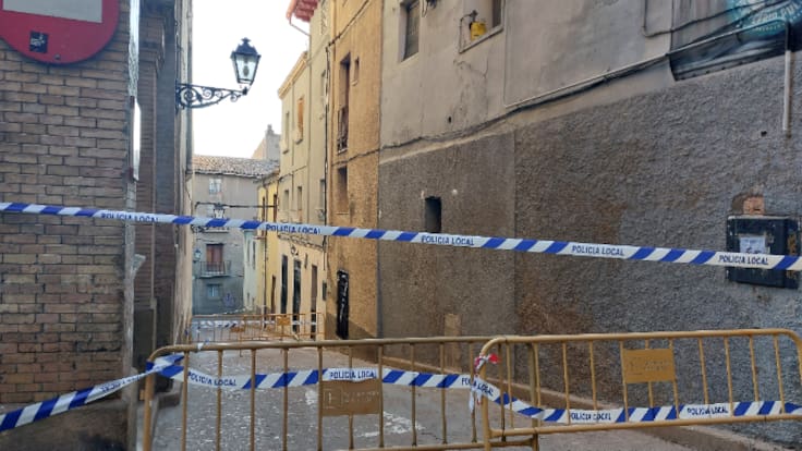 La alcaldesa Lorena Orduna ha explicado a Radio Huesca lo sucedido en el edificio de la Costanilla de la Asunción y Calle Las Cortes