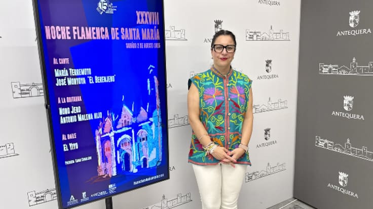 Elena Melero: "Todos los principios de agosto vienen cargados de flamenco en Antequera"