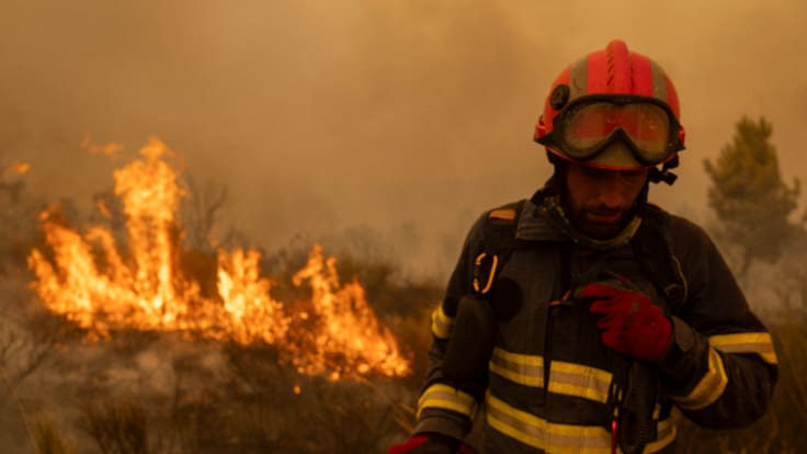 Jesús Vidal, bombero de A Coruña