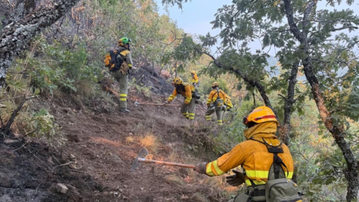 Raúl Arias, bombero forestal desde La Jarilla