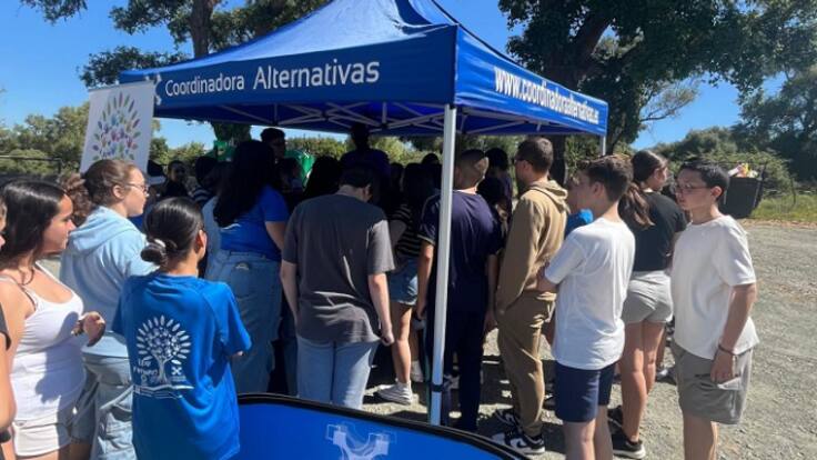 Paco Mena valora el verano de la Coordinadora Alternativas en la comarca