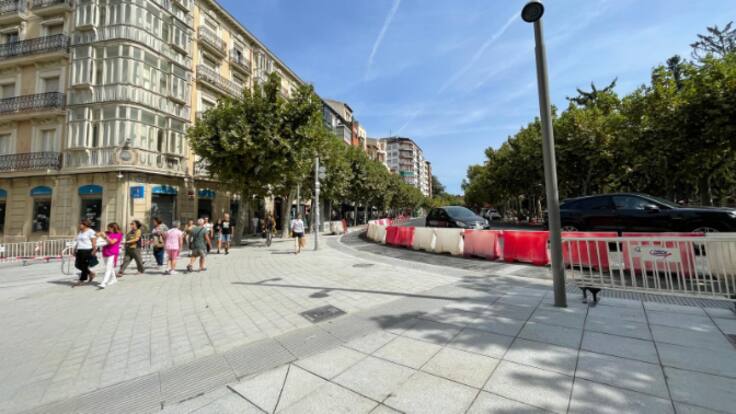 Las obras de la Glorieta del Doctor Zubía abrirá para las fiestas de San Mateo