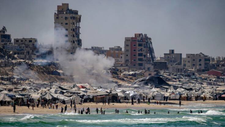 Se reestablecen las comunicaciones en ciudad de Gaza, donde la presencia de tanques causa pánico