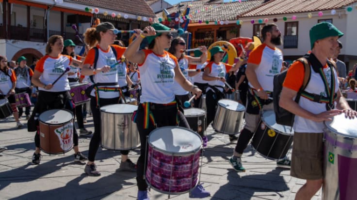 Patricia Sánchez, portavoz de la asocación cultural Frente Malabar, repasa el III Encuentro Nacional de batucadas