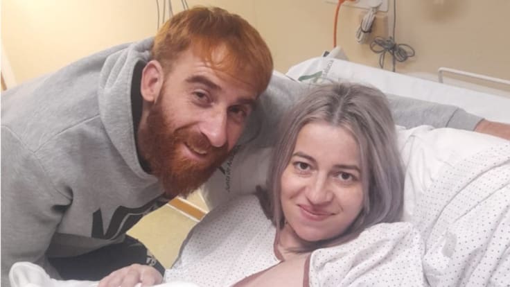 Noa, la primera sevillana de 2026: "No nos dio tiempo a llegar a paritorio"