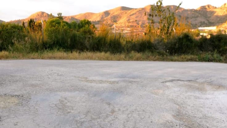 Carmen Fructuoso sobre carriles de huerta