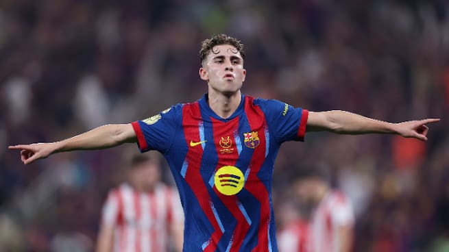 Supercopa de España | FC Barcelona 2-0 Athletic Club | Gol de Fermín López