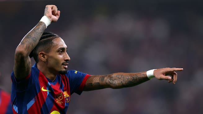 Supercopa de España | FC Barcelona 4-0 Athletic Club | Gol de Raphinha