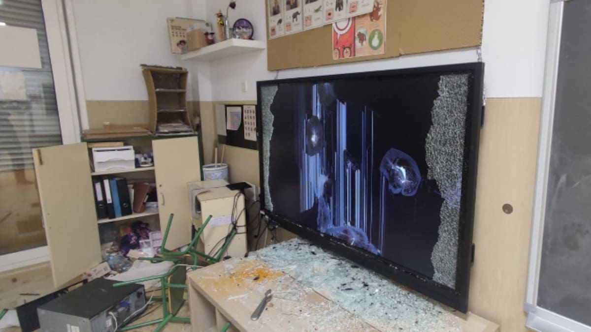 Actos vandálicos en el Colegio de Buztintxuri