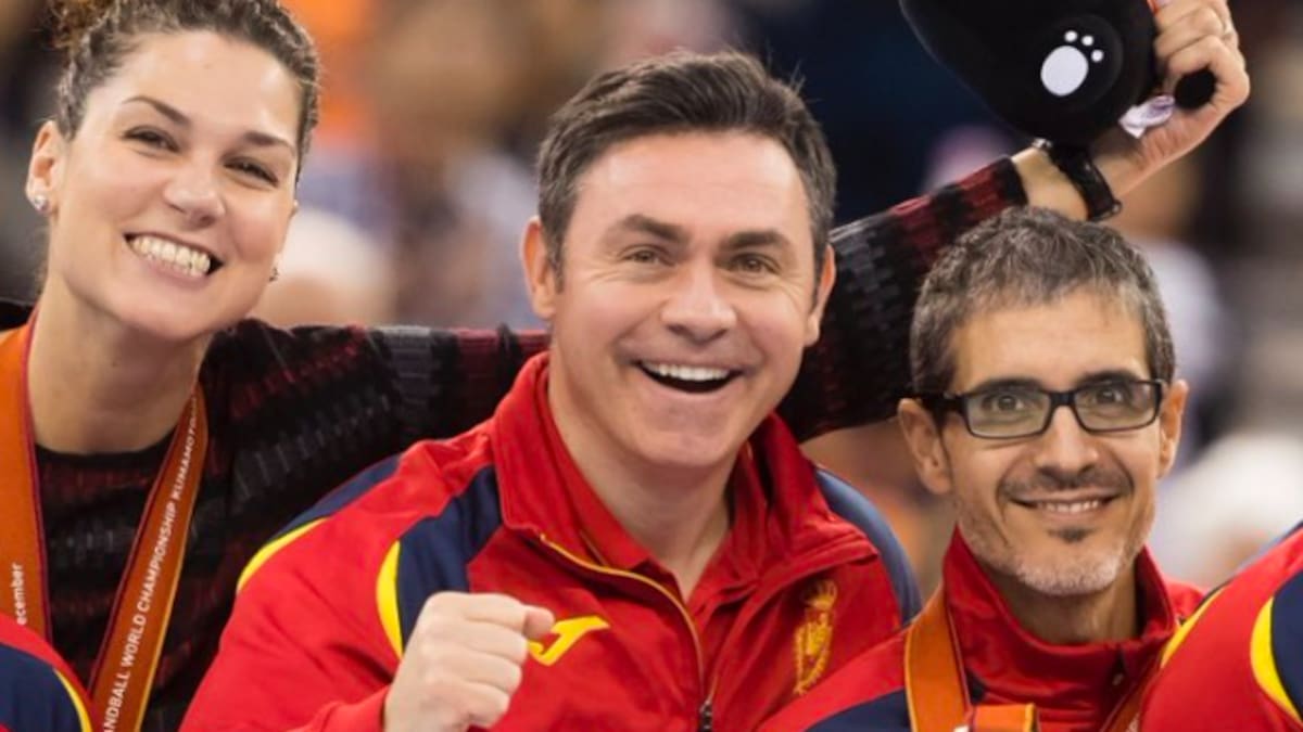 Dani Llorente y otro Europeo más con los Hispanos