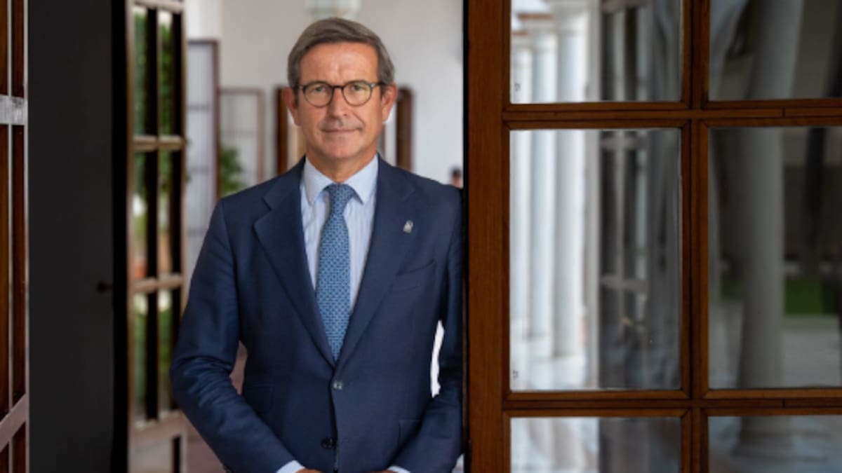 El consejero de de Industria, energía y minas, Jorge Paradela, en hoy por hoy dentro de la jornada organizada por la AGI