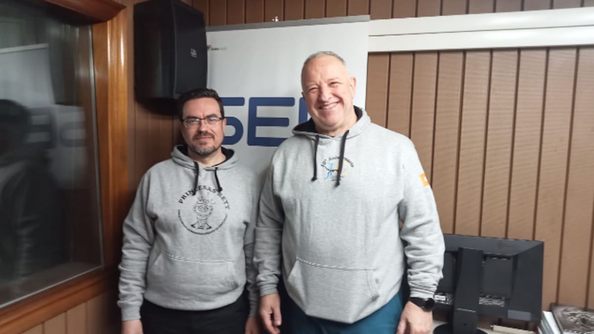 Paco Beltrán, del Judo CAMV y Pedro Muñoz, de la A.Princesa Rett